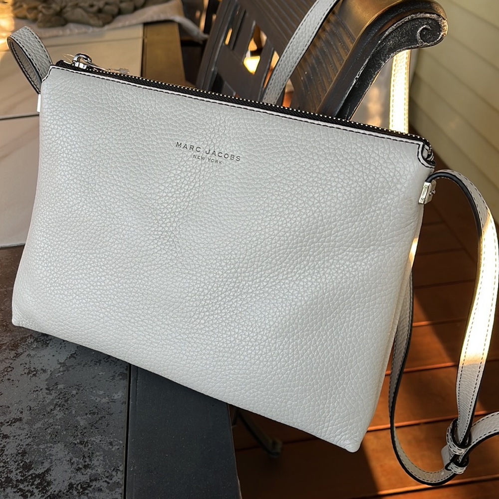 New w/o Tags Marc Jacobs White Leather Crossbody - Picture 8 of 8